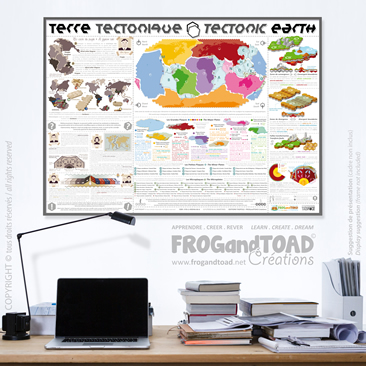 TERRE TECTONIQUE / TECTONIC EARTH - FROGandTOAD Créations